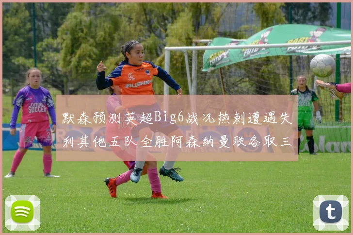 默森预测英超Big6战况热刺遭遇失利其他五队全胜阿森纳曼联各取三分